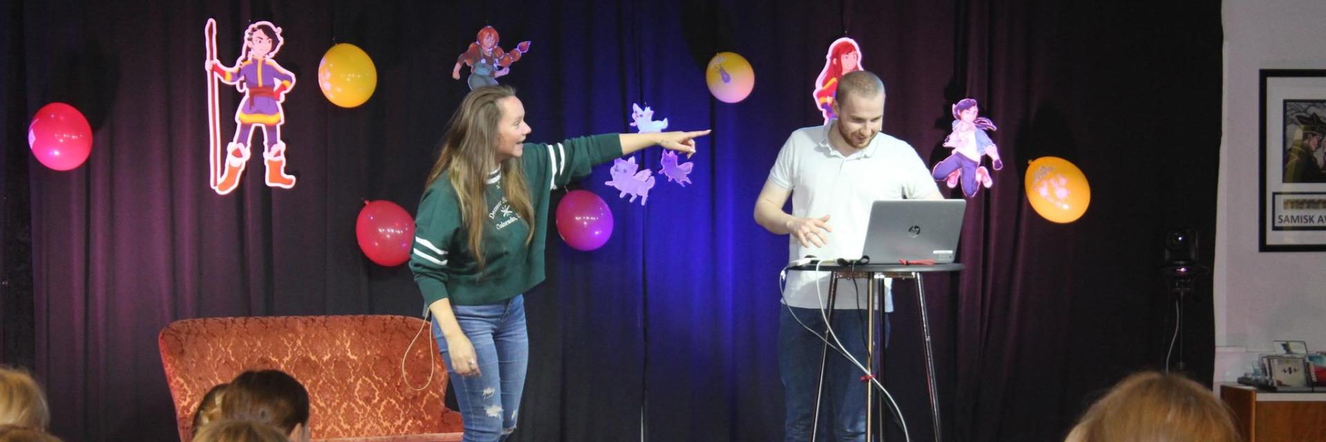 Mari Moen Holsve på Sommerfest i Sør-Varanger i 2002